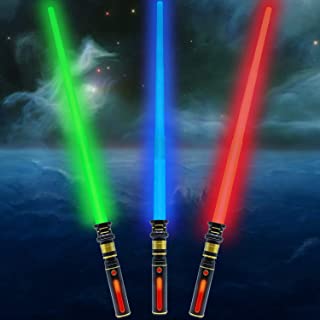 ANNDOFY Kids Glow Sword, 3 Colors LED Light Sword